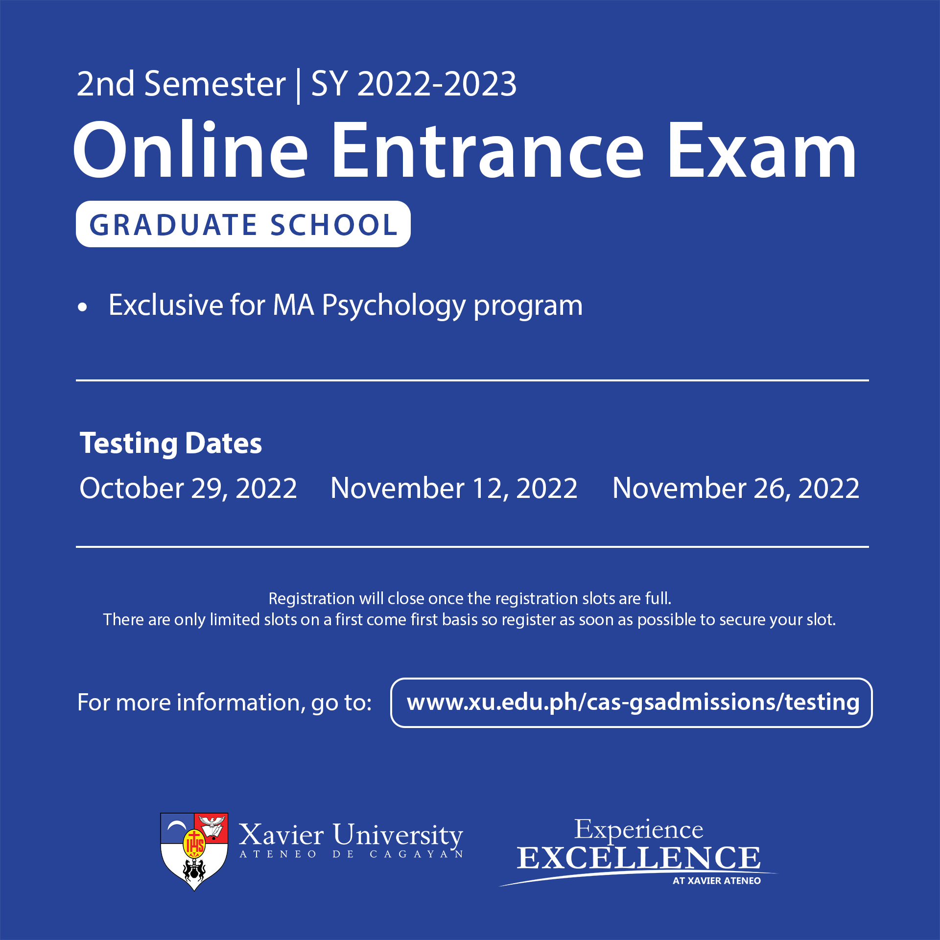 Online Entrance Exam Graduate School