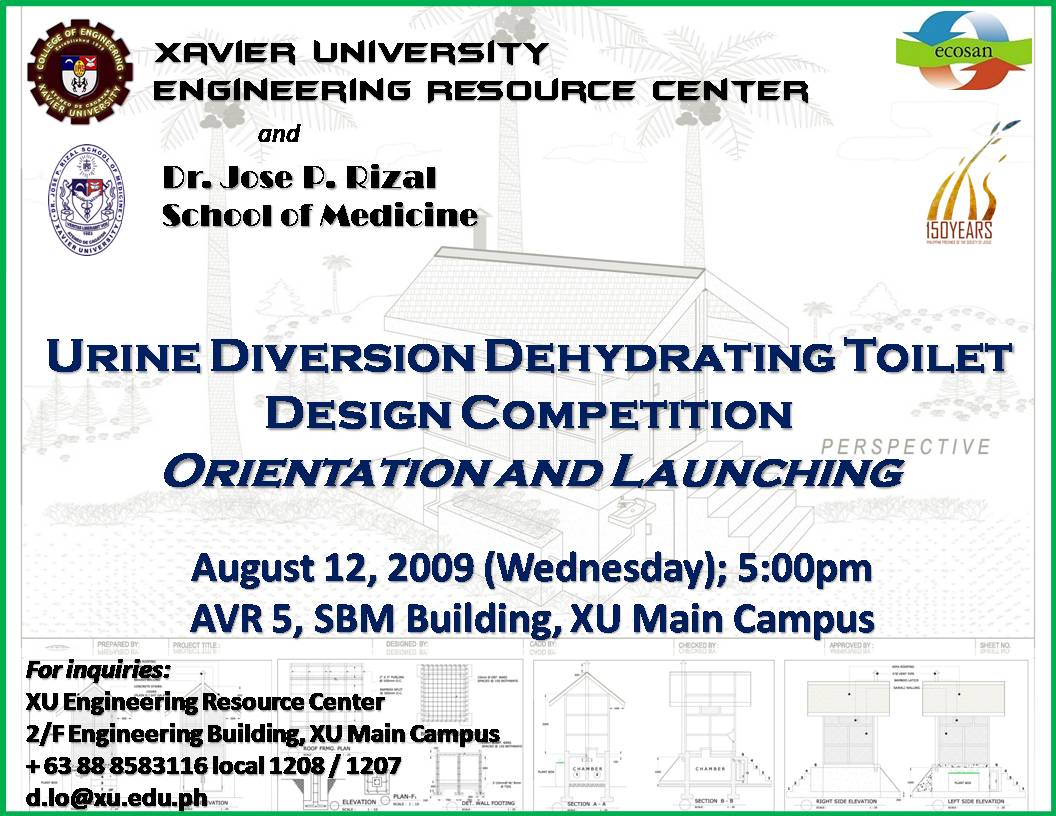 Urine Diversion Dehydrating Toilet Design Competition Leaflet
