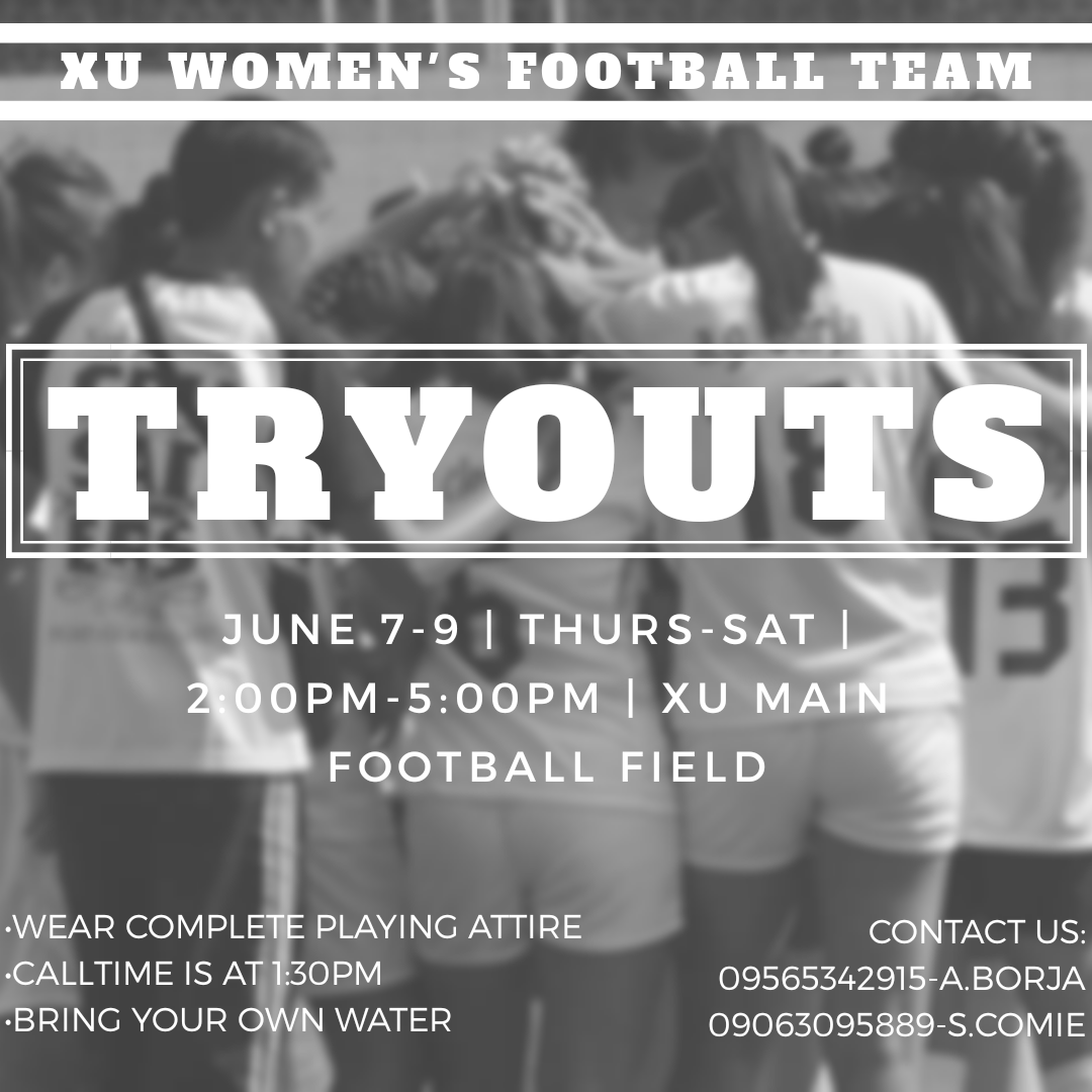 Announcement for Try outs Football Women 2018