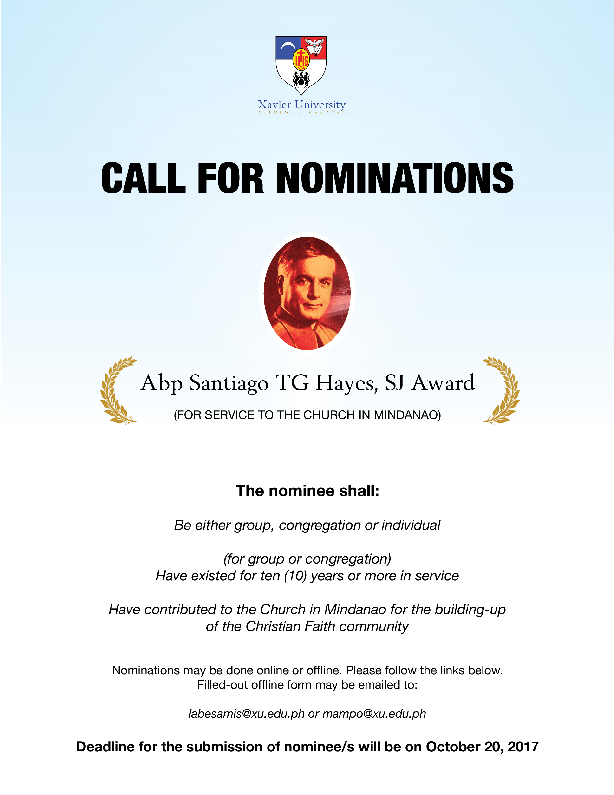 Call HayesAward 1