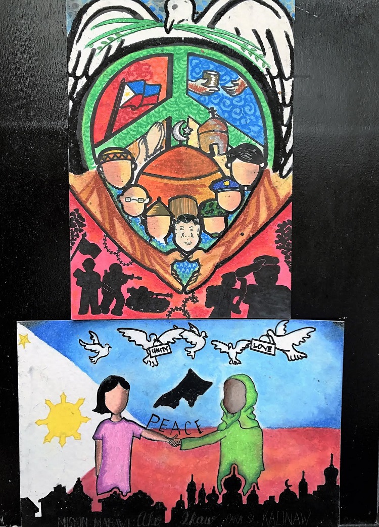 Xavier University - Posters depict hope amid Marawi crisis