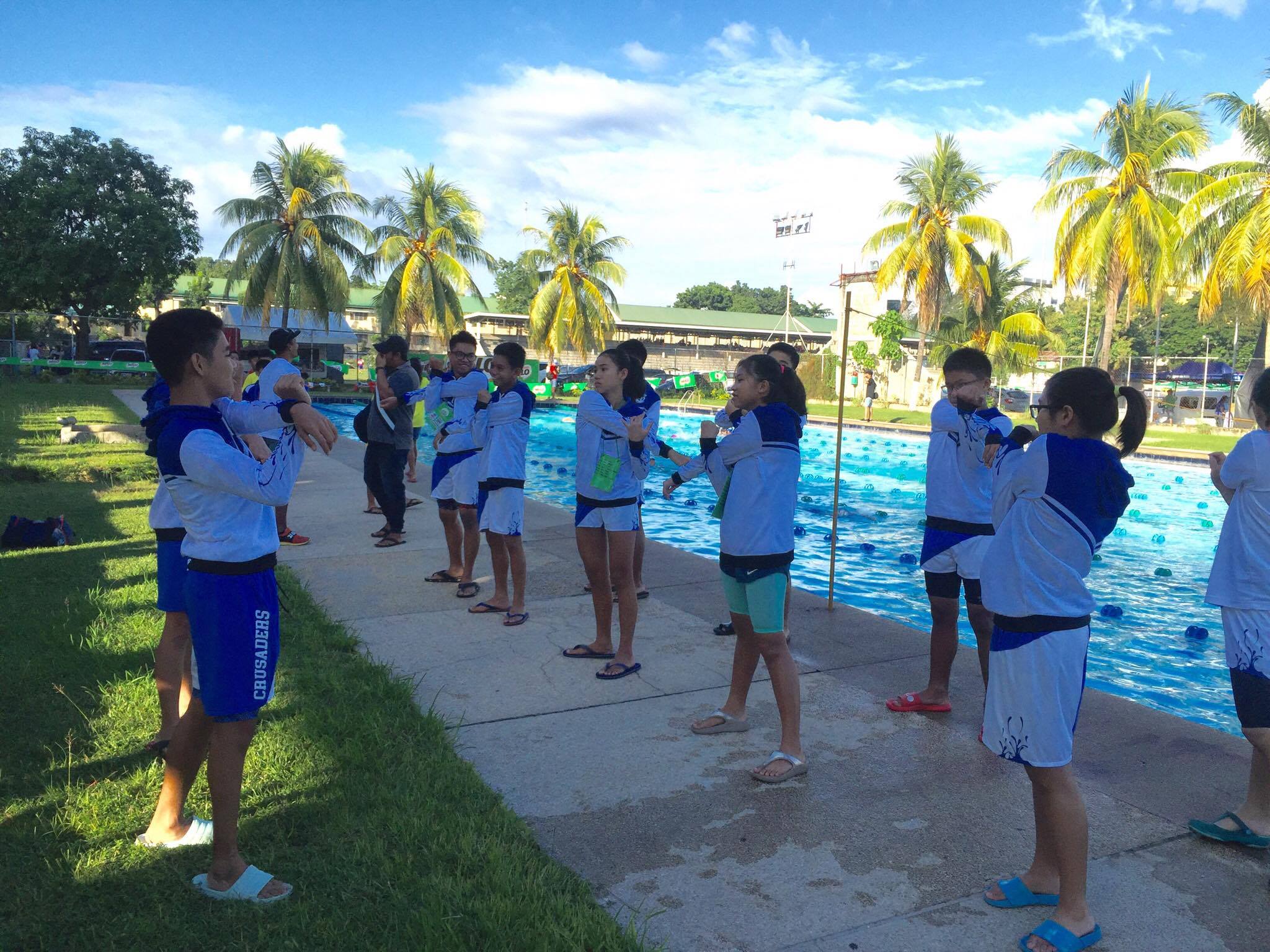 west7 DIV MEET 2017 SWIM TEAM WARM UP