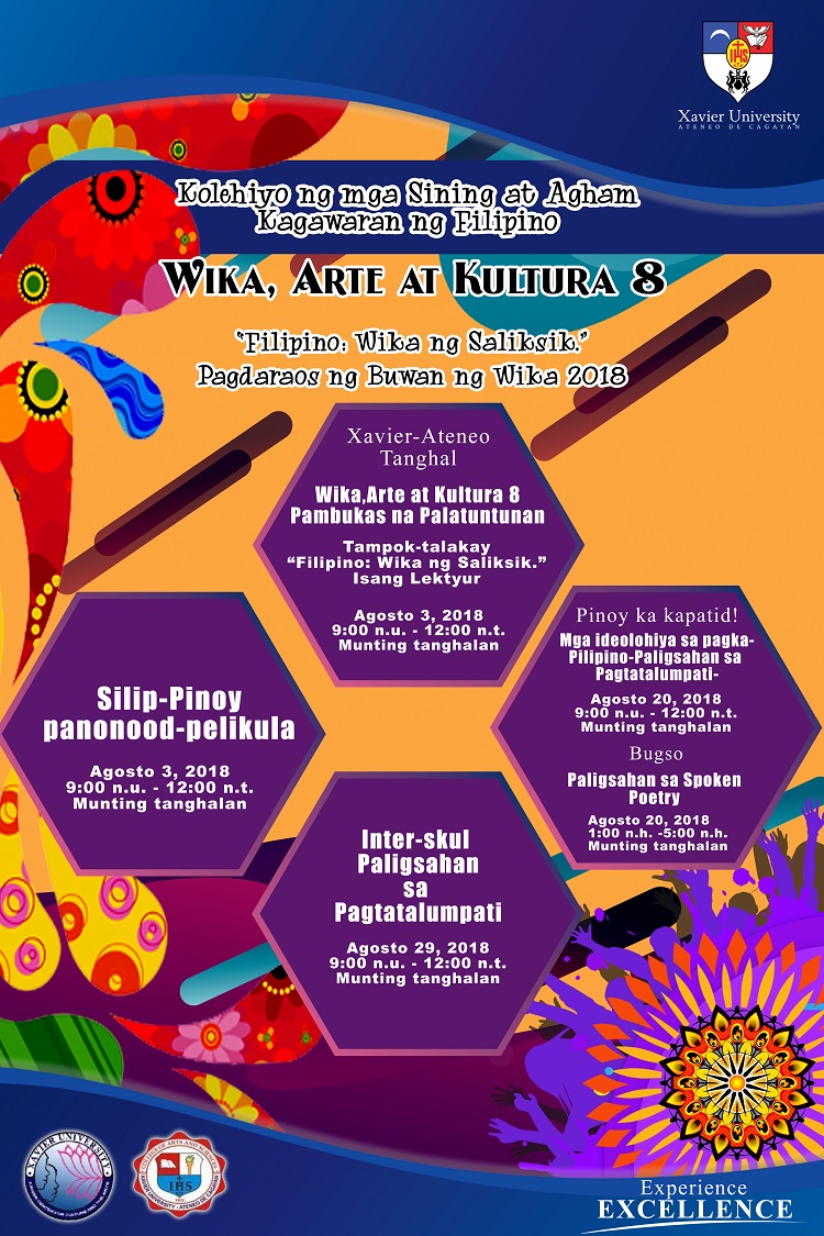 Xavier University - Buwan ng Wika: 'Wika, Arte at Kultura 8'