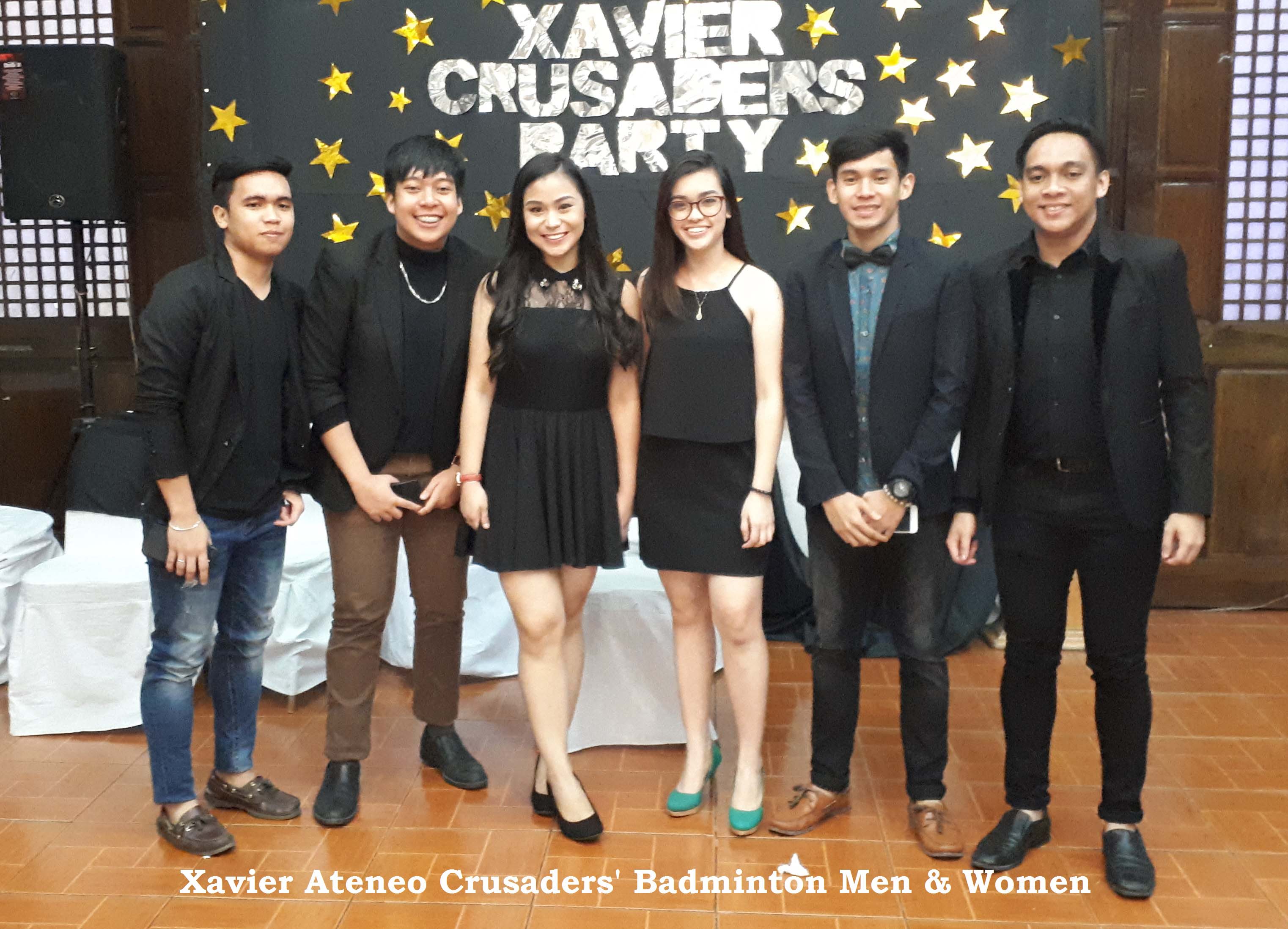 01 Xavier Ateneo Crusaders Badminton Men Women