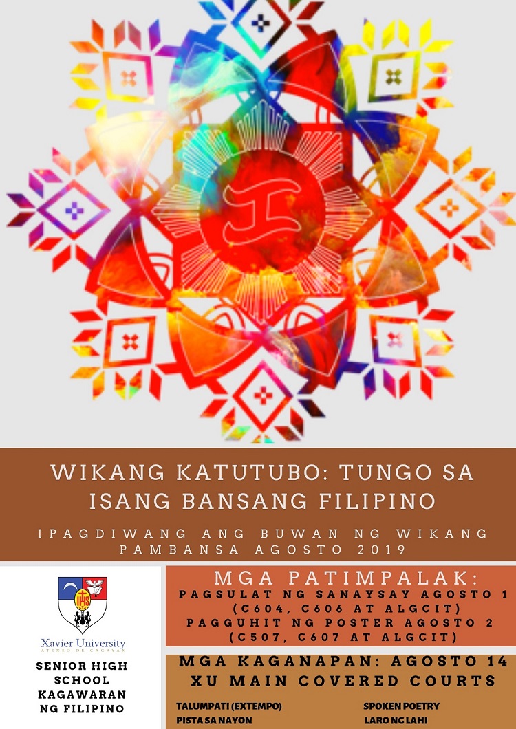 Xavier University SHS Buwan ng Wikang Pambansa 2019