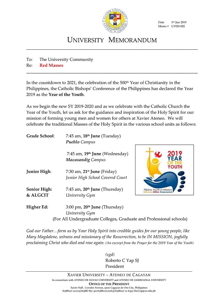 U1920 002 190603 Red Mass 1