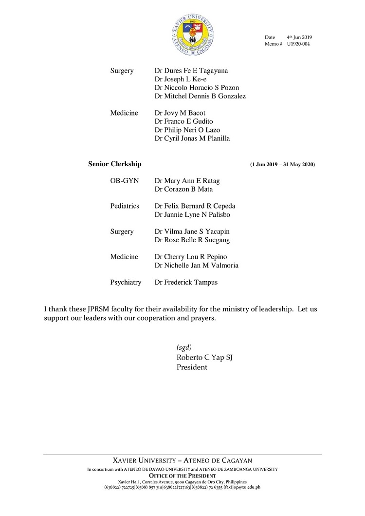 U1920 004 190604 Appointments JPRSM 3