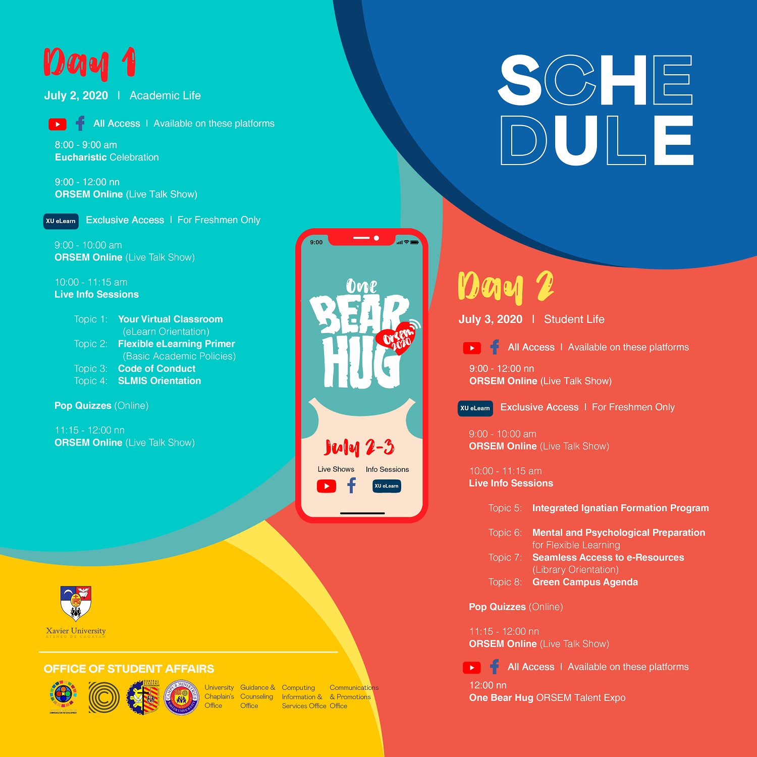 Xavier University Schedule Xavier University Schedule