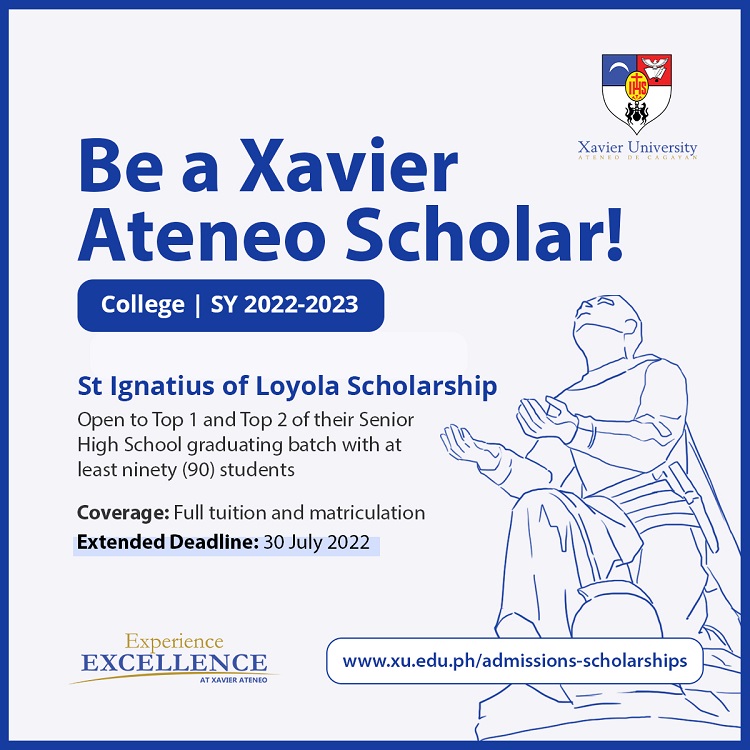 Be A Xavier Ateneo Scholar Extended Deadline