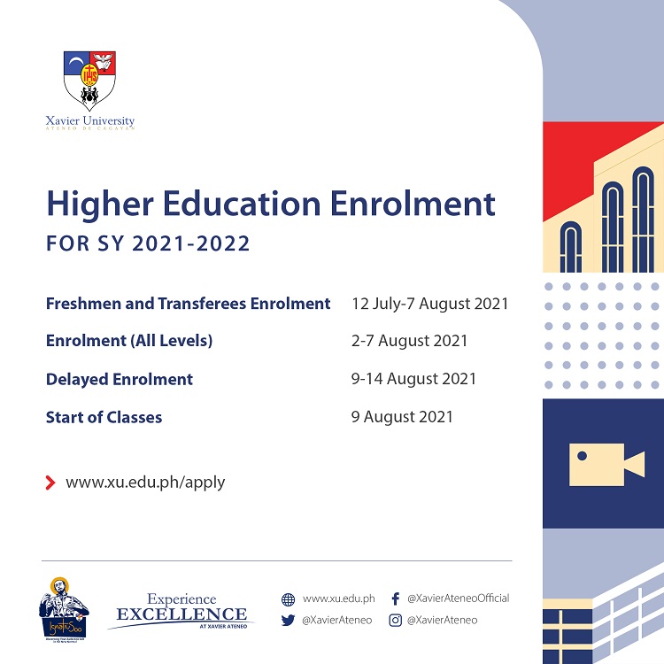 Xavier University Online Enrolment