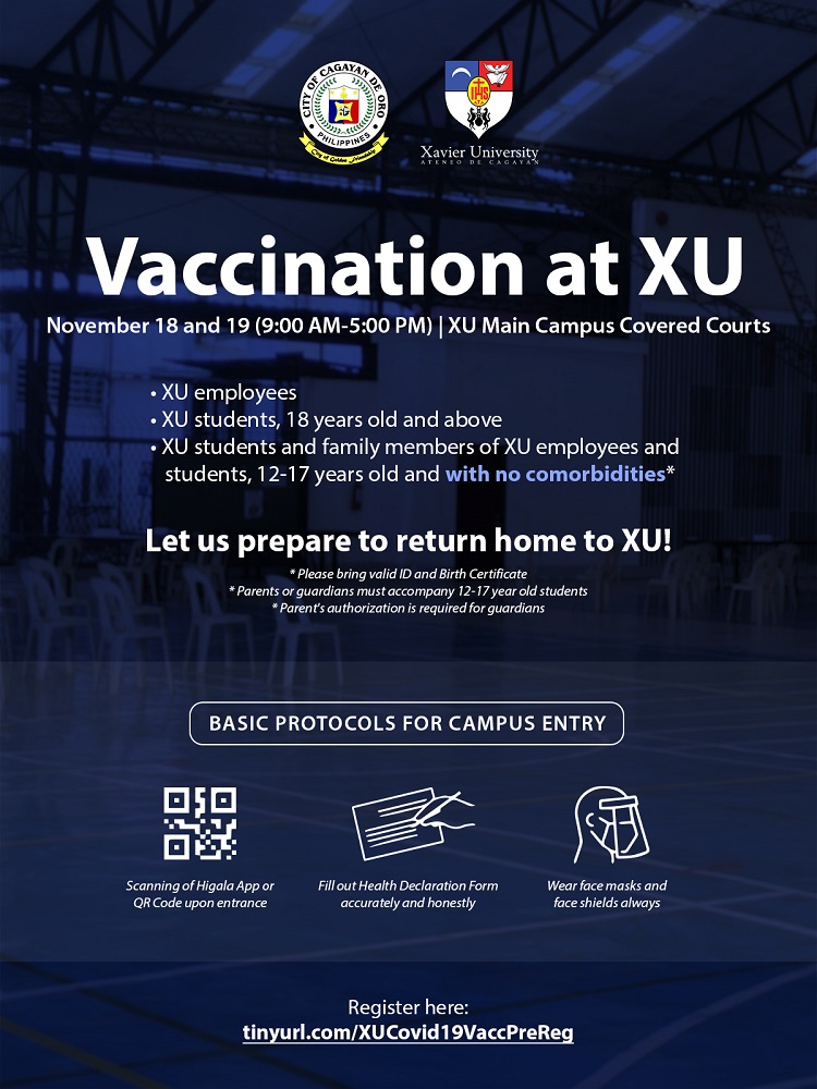 Vaccination at XU