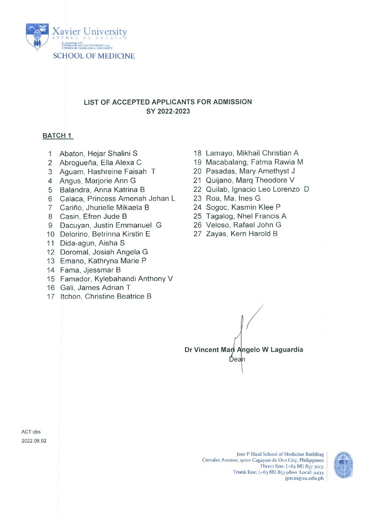 SOM List of Accepted Applicants SY 2022 2023 page 0001 Copy