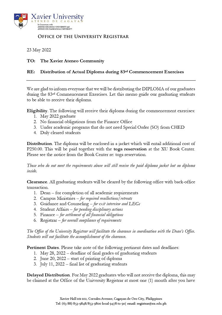 Diploma Distribution on Commencement Exercises page 0001