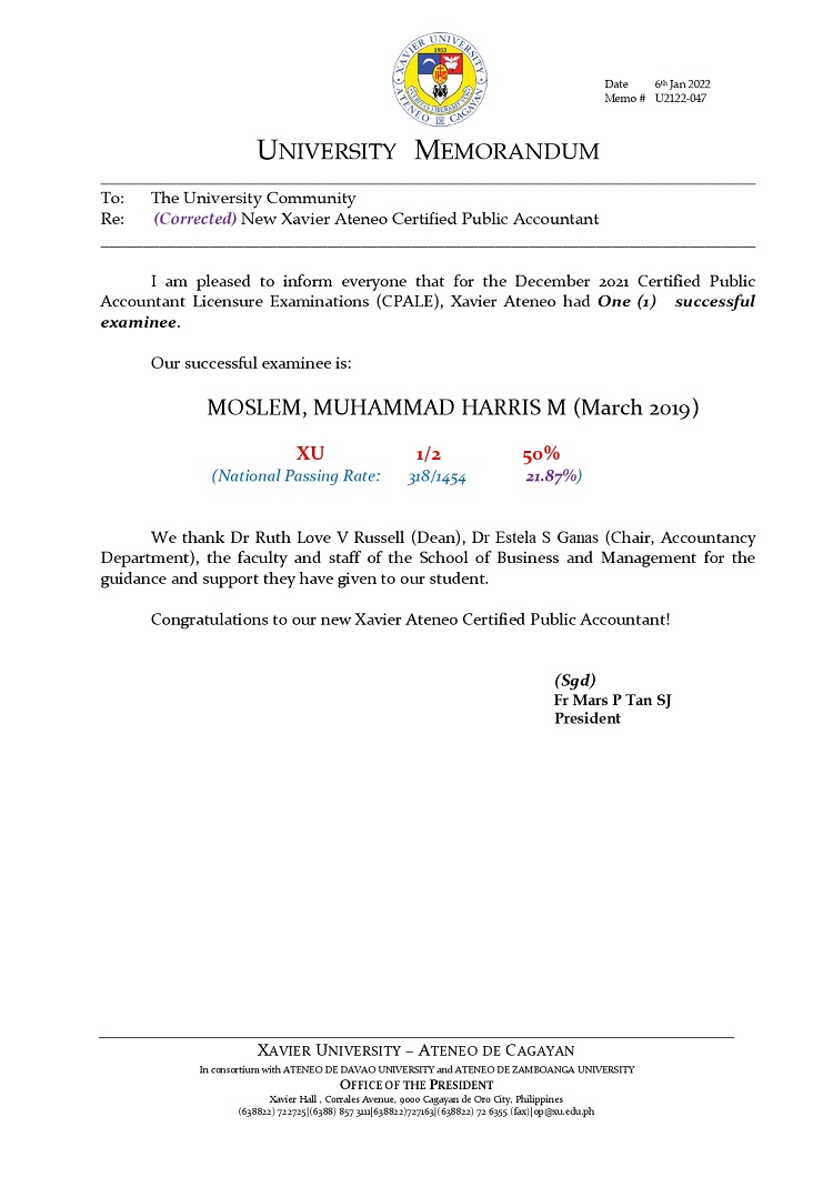 U2122 047 220106 Corrected New Xavier Ateneo Certified Public Accountant page 0001