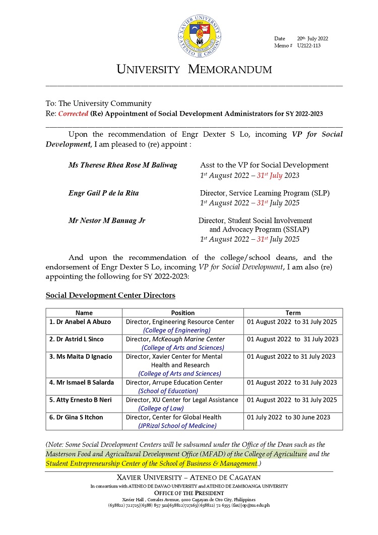 U2122 113 220720 Corrected Re Appointment of Social Development Administrators SY 2022 2023 page 00011