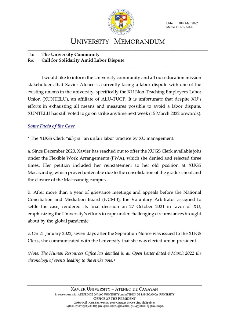 U2122 064 220310 Call for Solidarity Amid Labor Dispute page 0001