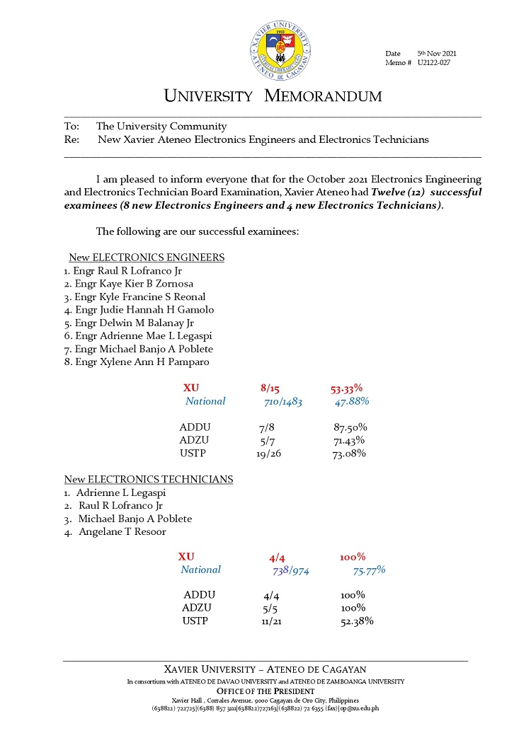 U2122 027 211105 New Xavier Ateneo Electronics Engineers and Electronics Technicians page 0001