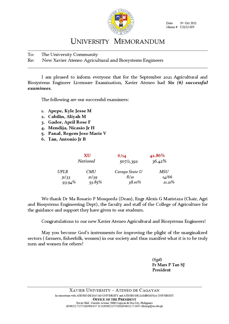 U2122 019 211005 New Xavier Ateneo Agricultural and Biosystems Engineers page 0001