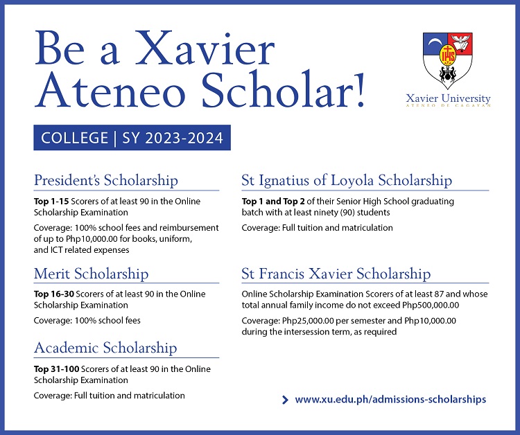 Be a Xavier Ateneo Scholar SY2023 2024 Copy