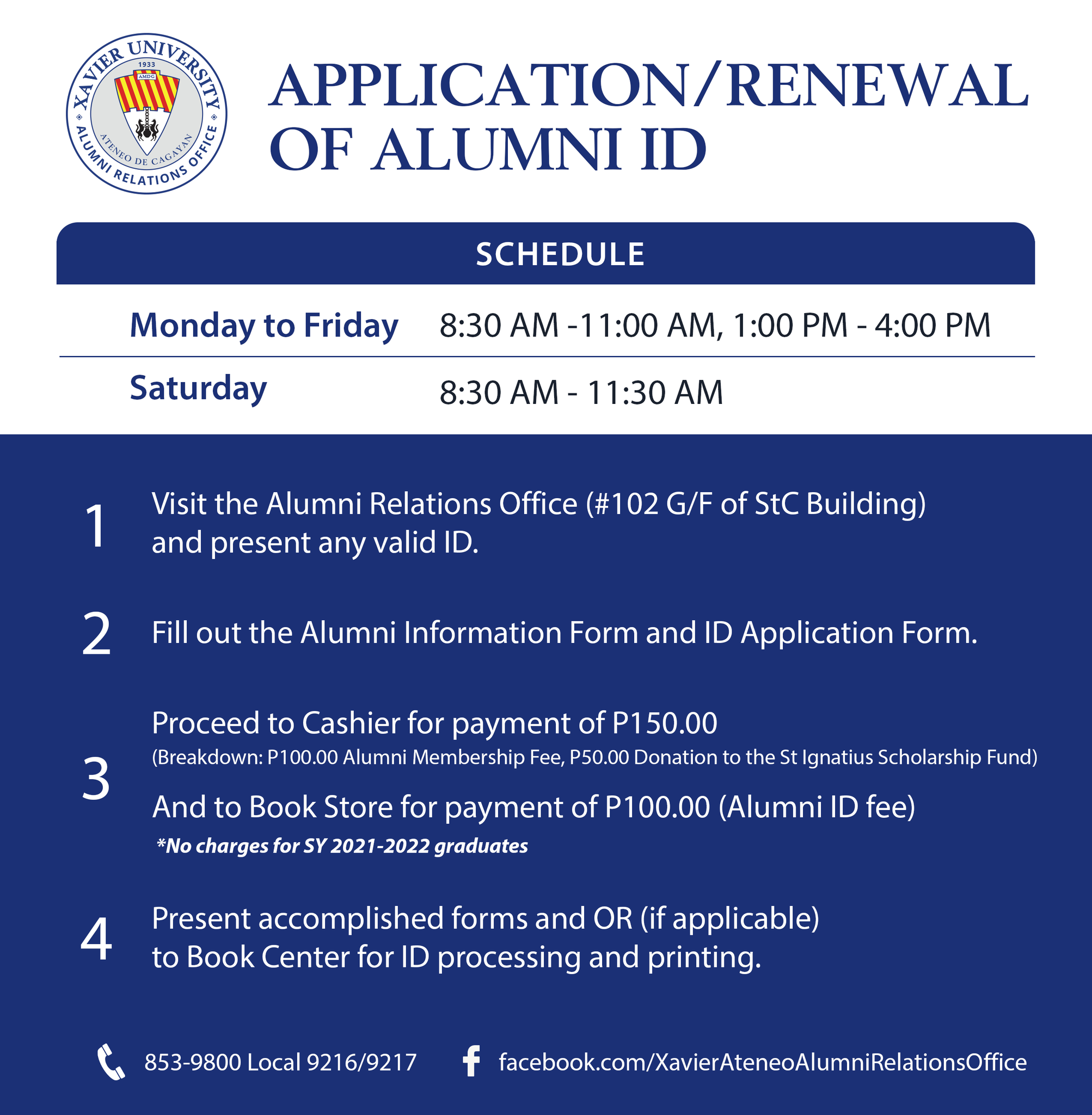 Alumni ID Application Poster