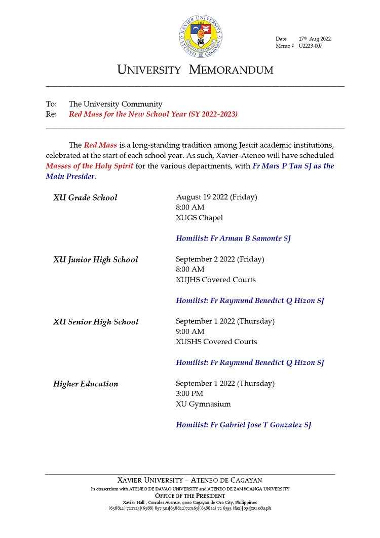 U2223 007 220817 Red Mass for the New School Year SY 2022 2023 page 0001
