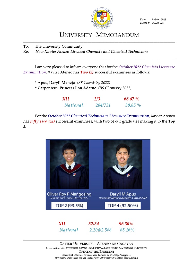 U2223 028 221107 New Xavier Ateneo Licensed Chemists and Chemical Technicians page 0001