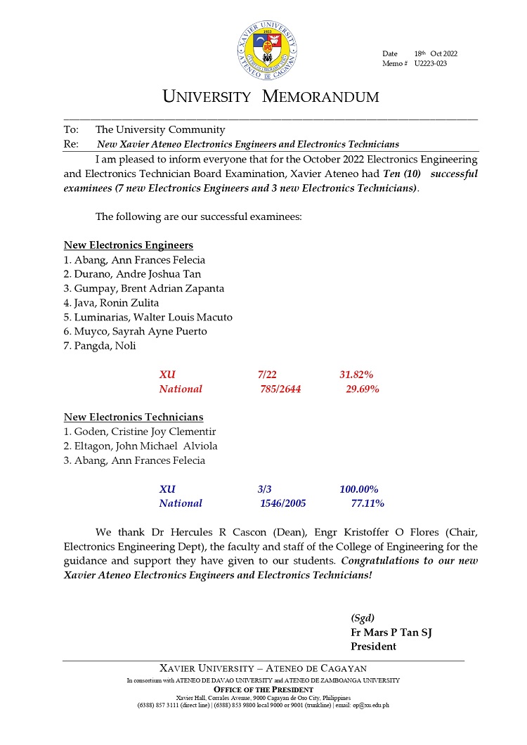 U2223 023 221018 New Xavier Ateneo Electronics Engineers and Electronics Technicians page 0001