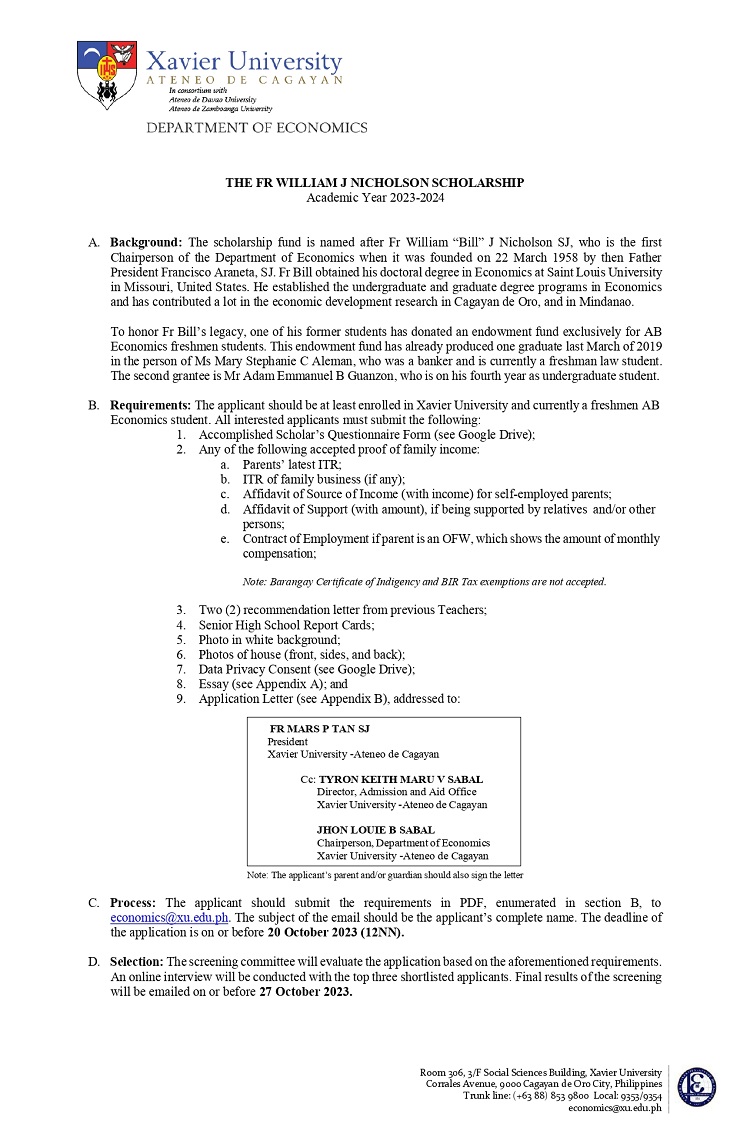 10102023.Web.Fr Nicholson Scholarship