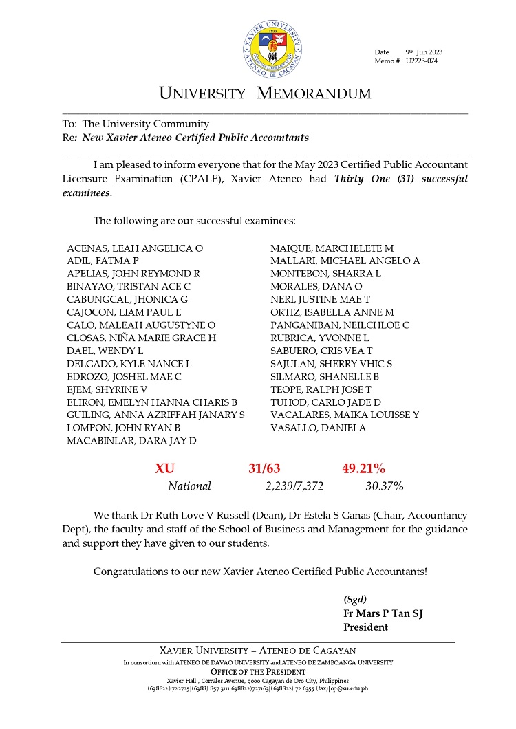 06092023.Web.U2223 074 230609 New Xavier Ateneo Certified Public Accountants