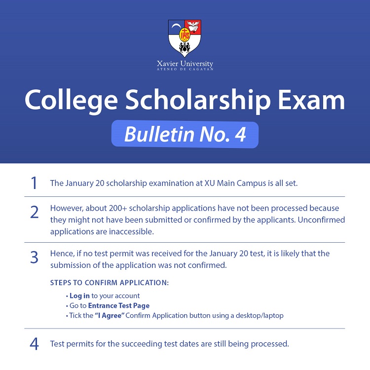 01182024.Web.Scholarship Exam Bulletin No 4