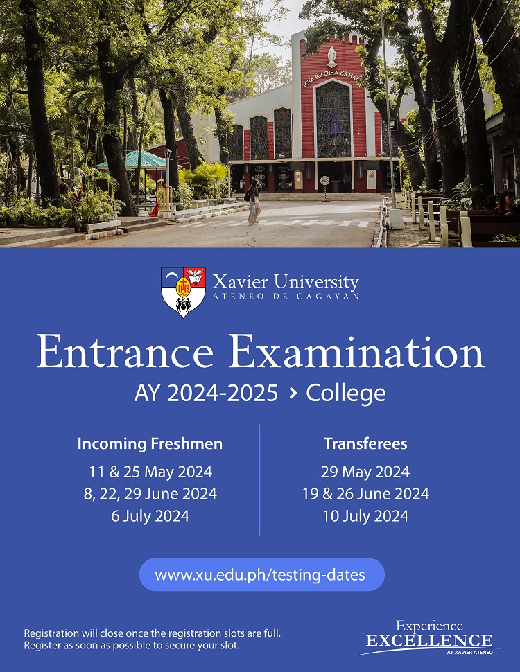 Xavier University University Testing Dates