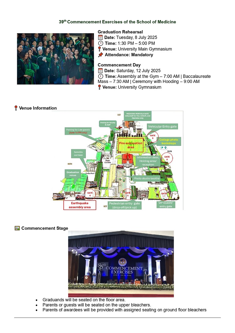 06182025.Web 86th University Commencement Exercises Info Bulletin page 0003