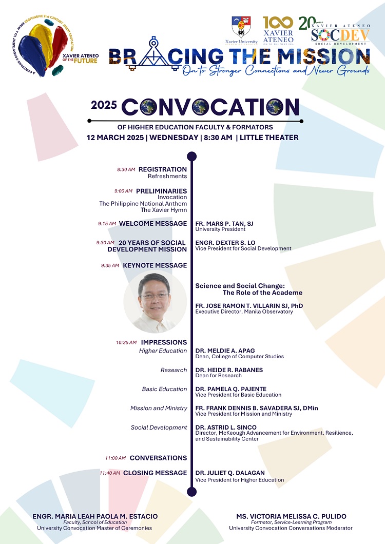 03072025.Web Convocation Program XU VP Social Development