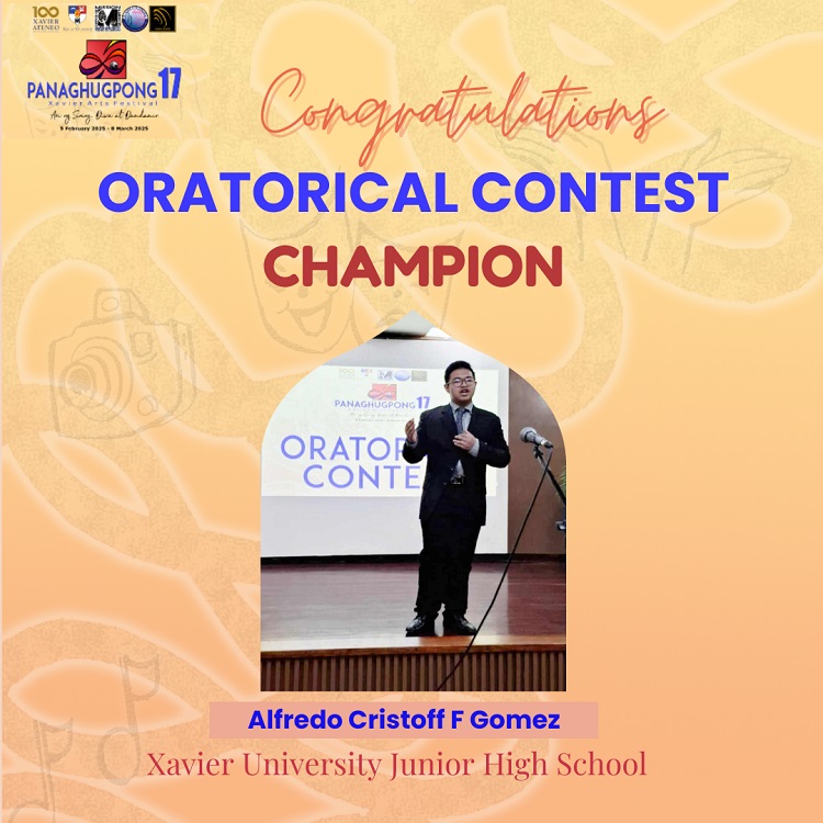 03262025.Web P17 Oratorical Contest Champion Alfredo Cristoff F Gomez XCCA