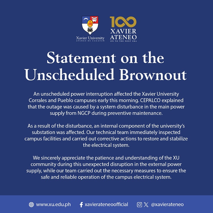 03142026.Web Announcement UnscheduledBrownout