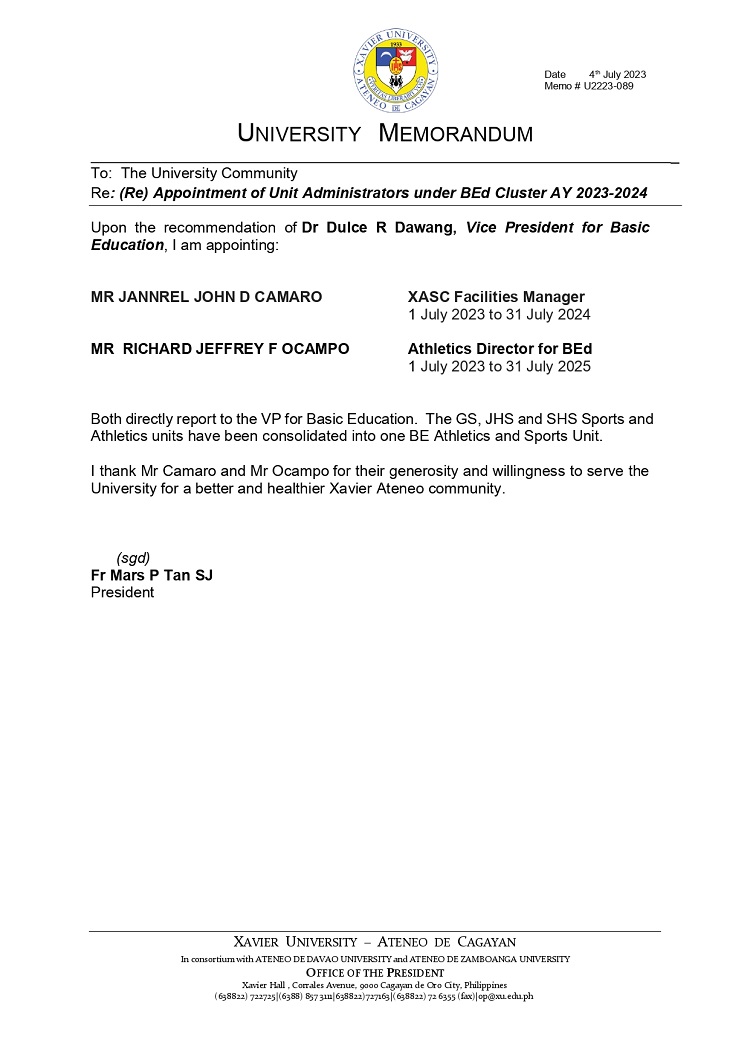07242023.Web.U2223 089 230704 ReAppointment of Administrators BEd Cluster 2023 2024 page 0001