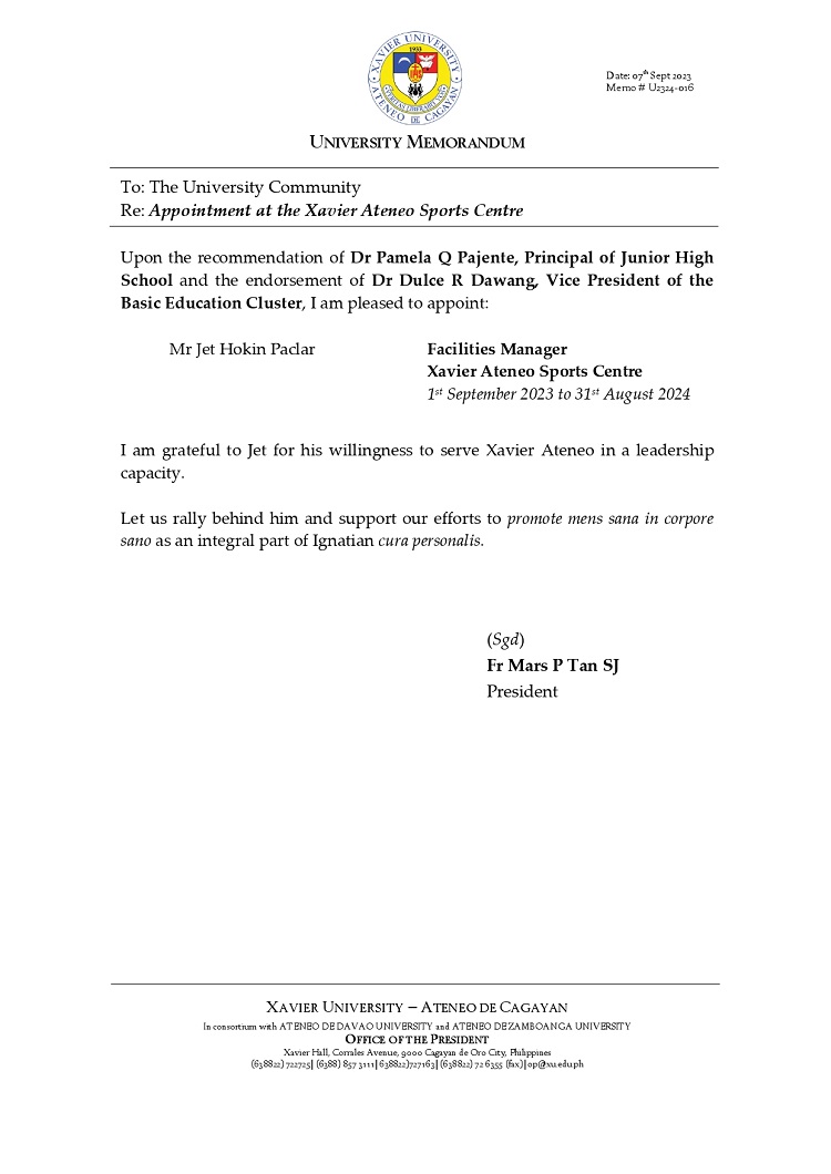 09112023.MemoU Web.U2324 016 XASC Facilities Manager page 0001