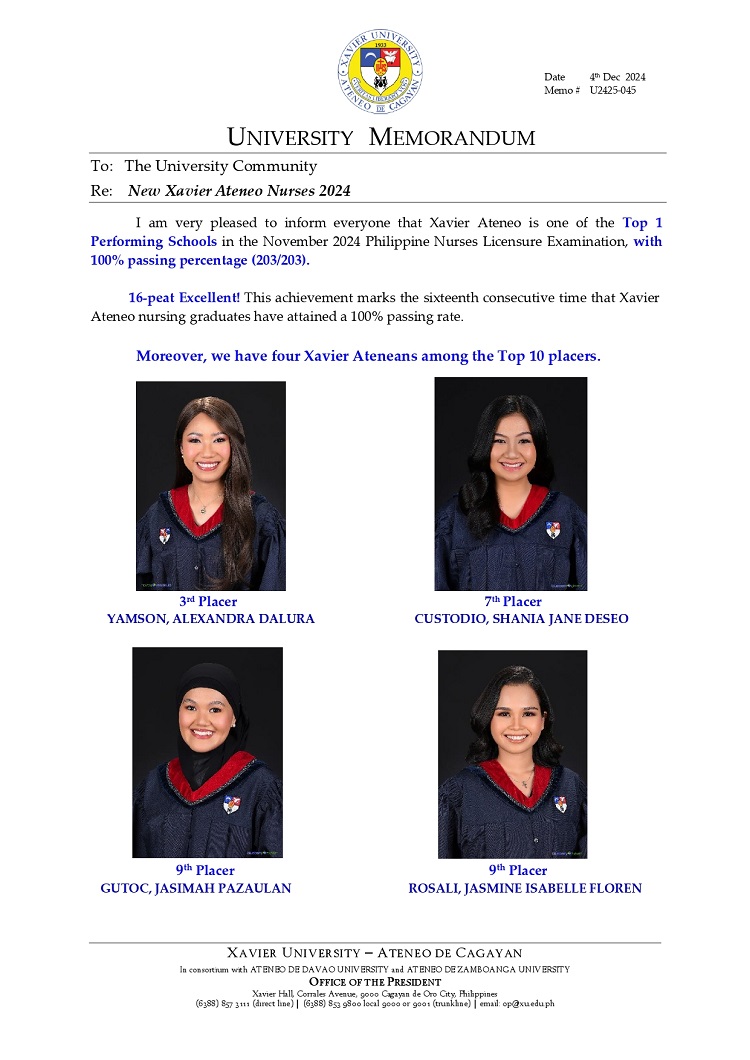 12042024.Web.MemoU U2425 045 241204 New Xavier Ateneo Nurses 2024 page 0001