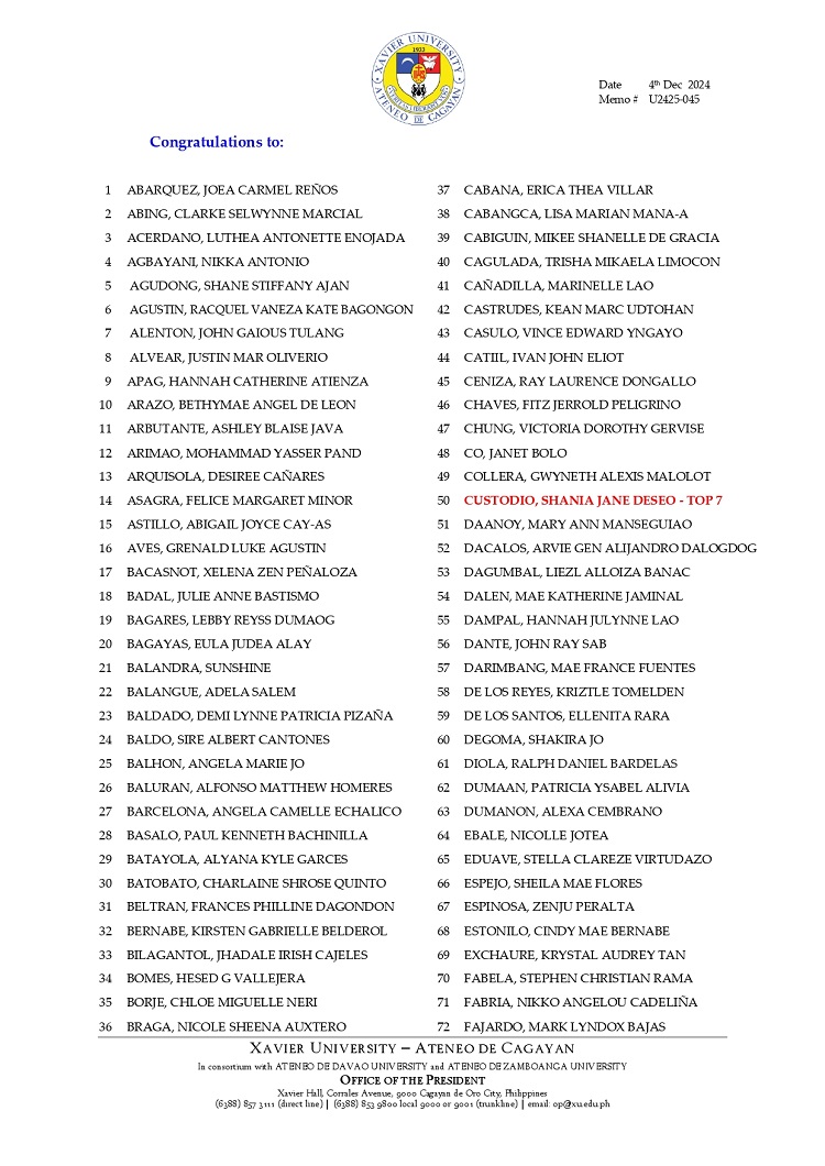 12042024.Web.MemoU U2425 045 241204 New Xavier Ateneo Nurses 2024 page 0002
