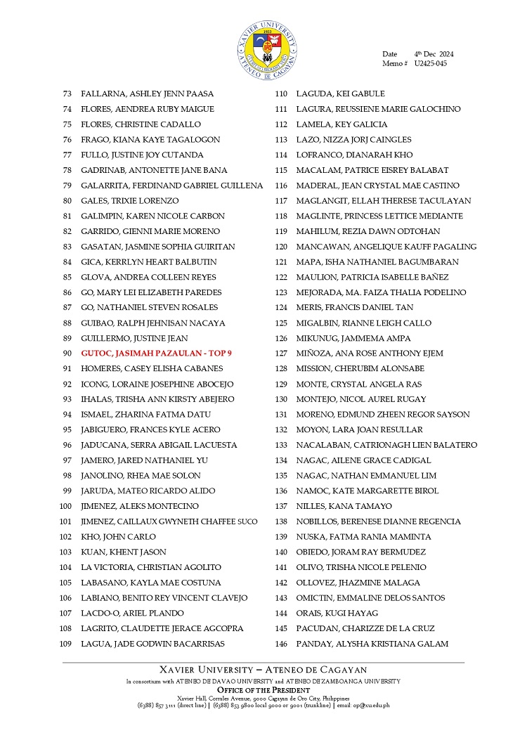 12042024.Web.MemoU U2425 045 241204 New Xavier Ateneo Nurses 2024 page 0003
