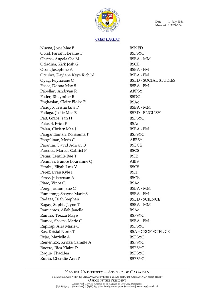 07022024.Web.MemoU U2324 104 240701 Graduation Honors 2024 Cum Laude Honorable Mention 5