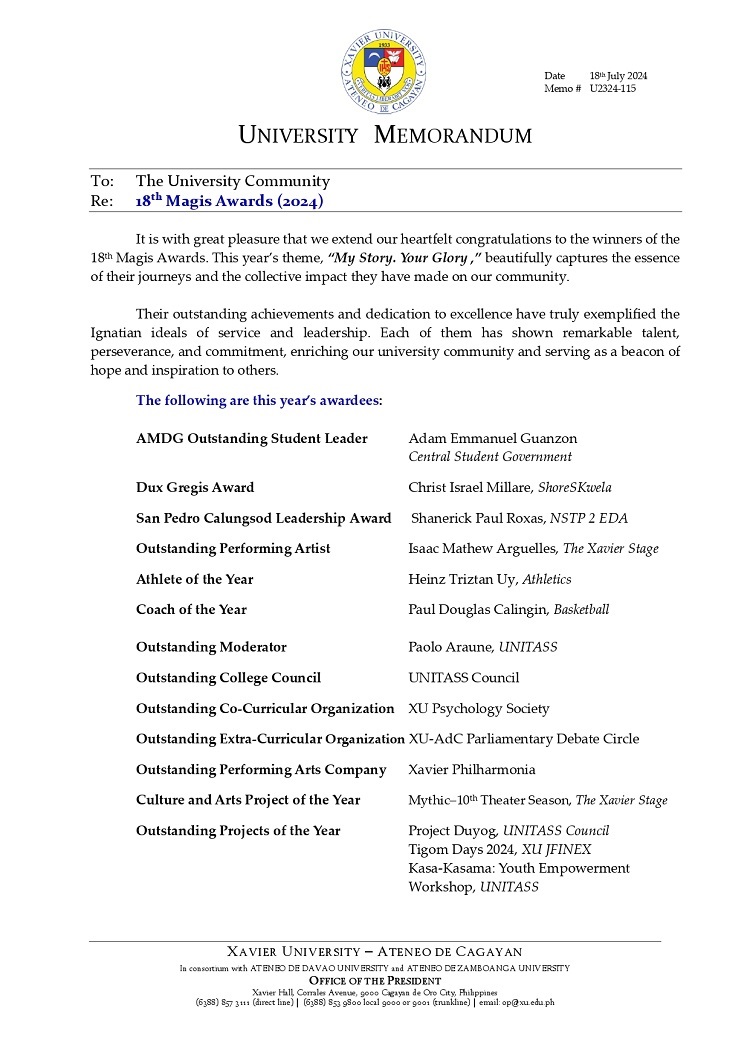 07192024.Web.MemoU U2324 115 240718 18th Magis Awards 2024 page 001