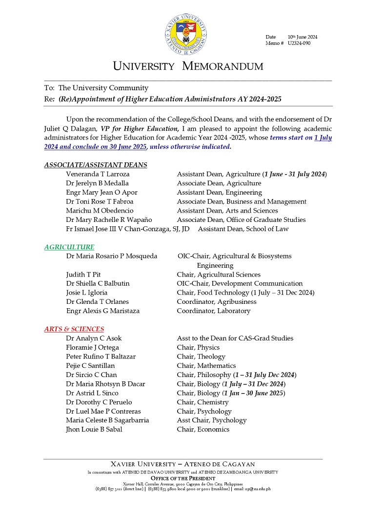 06132024.Web.MemoU U2324 090 240610 ReAppointment of HE Academic Administrators SY 24 25.v5 page 1