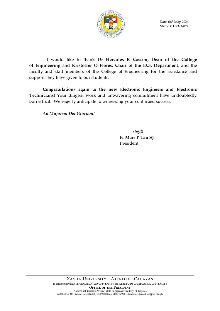 05062024.Web.MemoU U2324 077 New Xavier Ateneo Electronic Engineers and Electronic Technicians page 0002
