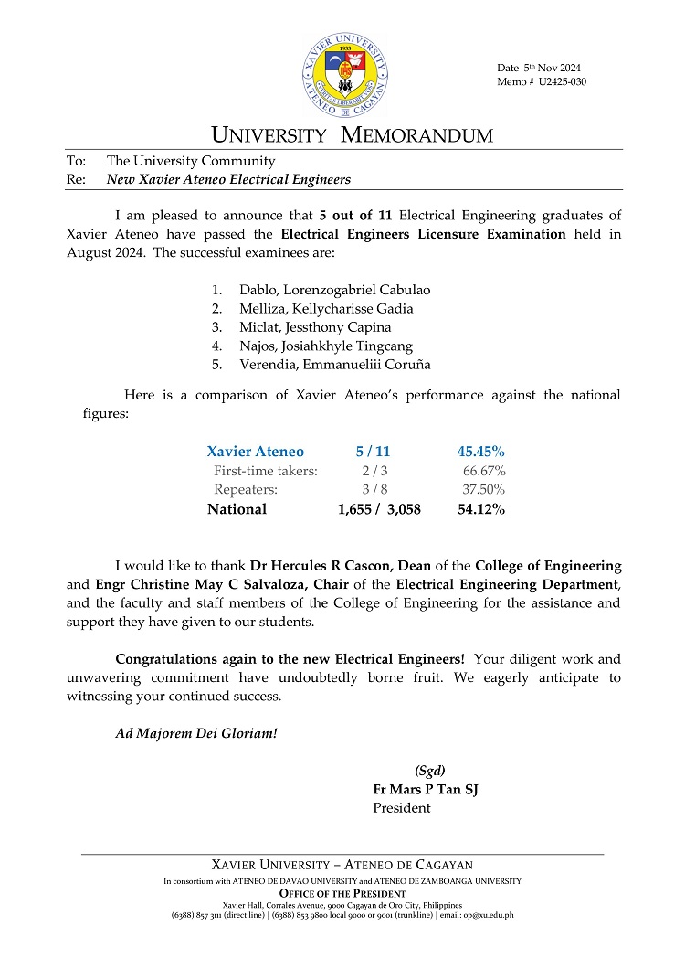 11072024.Web.MemoU U2425 030 241105 New Xavier Ateneo Electrical Engineers
