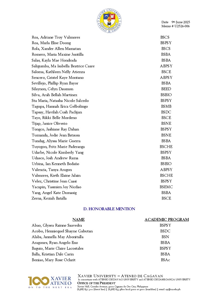 06132025.Web.MemoU U2526 006 250609 Graduation Honors 2025 Updated page 0007