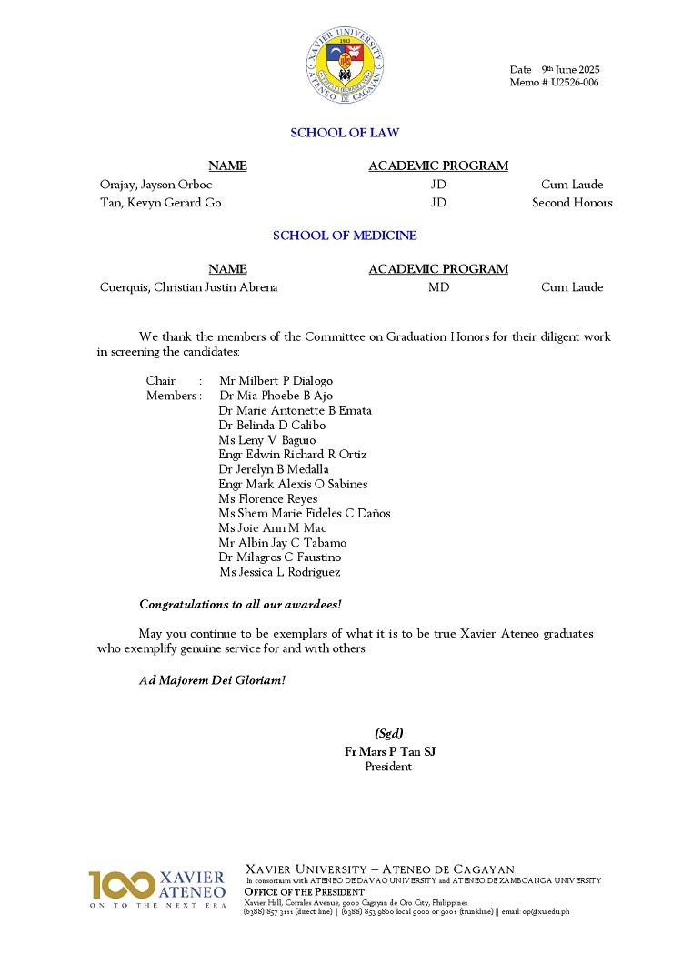 06132025.Web.MemoU U2526 006 250609 Graduation Honors 2025 Updated page 0009