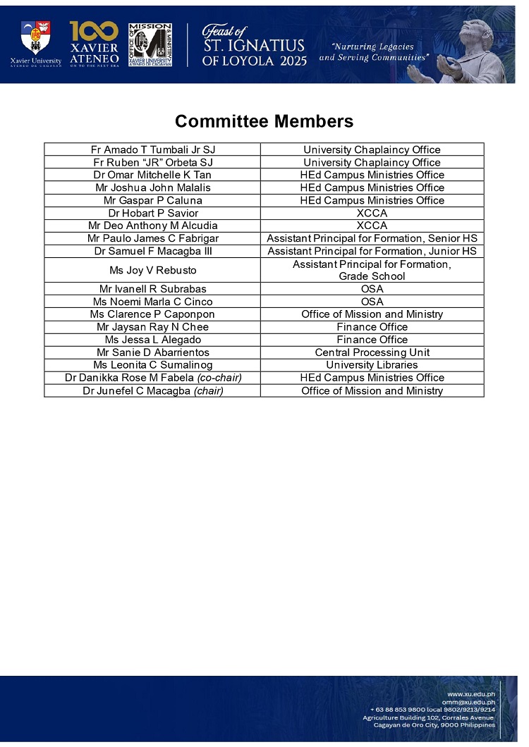 08052025.Web.MemoU U2526 041 20250805 FOSIOL 2025 Committee Members page 0001