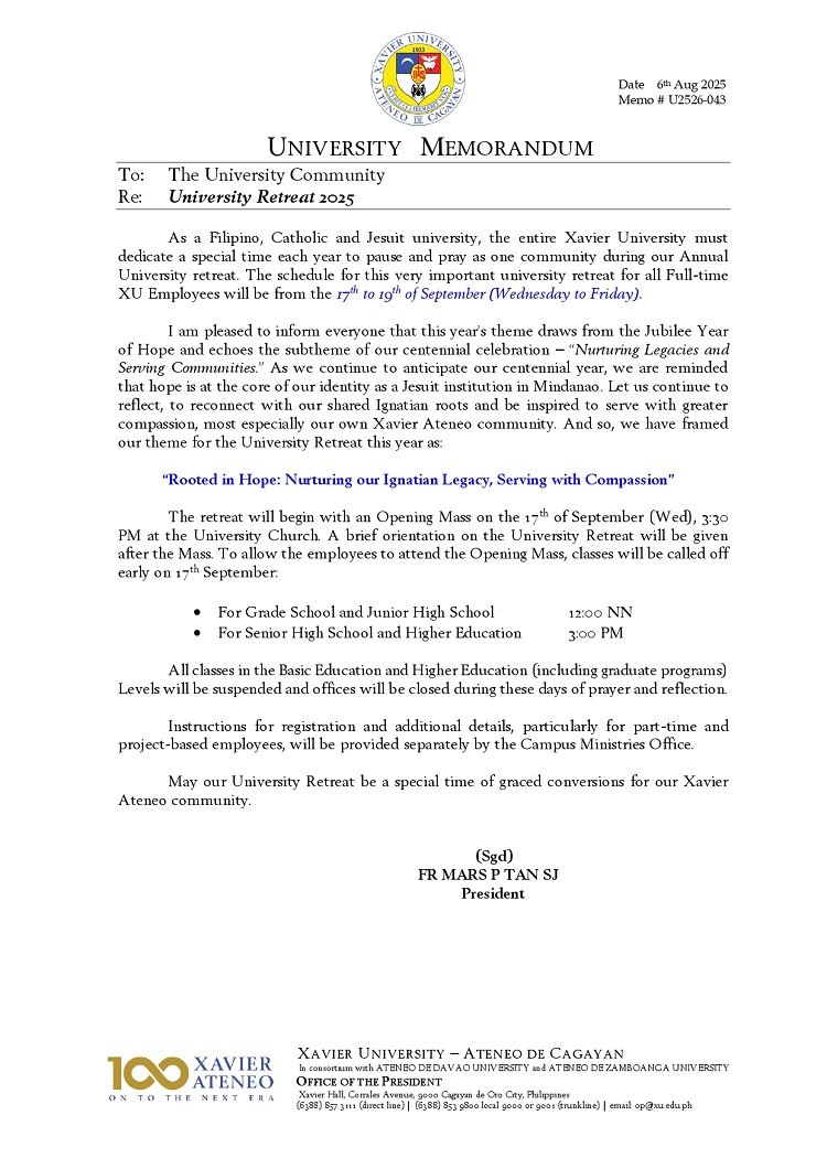 08072025.Web.MemoU U2526 043 20250806 University Retreat 2025 page 0001