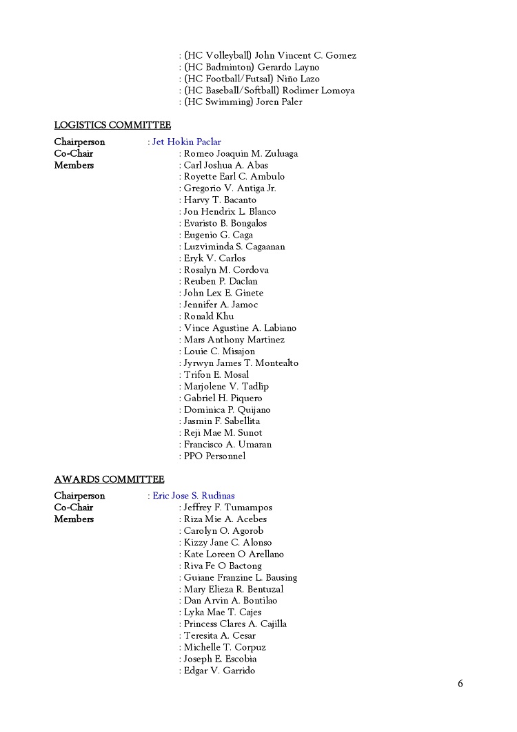 09052025.Web.MemoU U2526 058a 20250903 JAM 2025 COMMITTEES Sep2025 page 0006